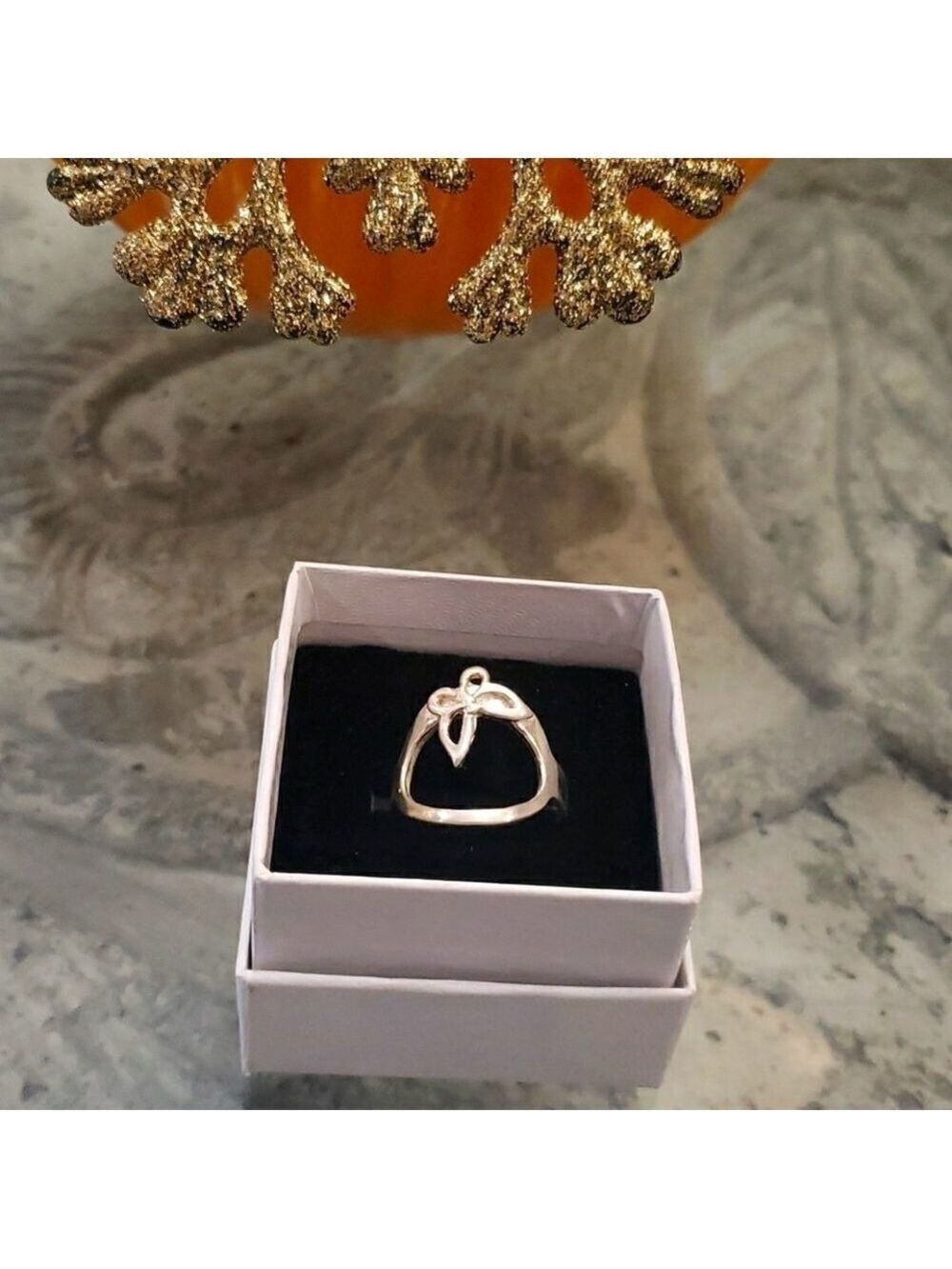 🌹 Silver Butterfly Ring 925